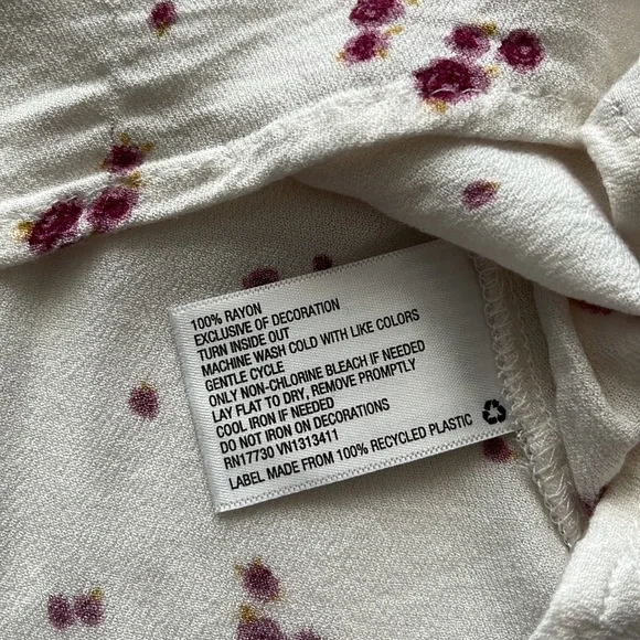 Knox Rose Boho Chic Embroidered Blouse Size S - Picture 6 of 16